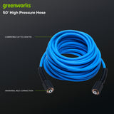 Boyau pour laveuses à pression en PVC Greenworks de 50 pieds