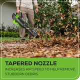 80V 770 CFM 180 MPH Leaf Blower, 4.0Ah Battery and Charger Included