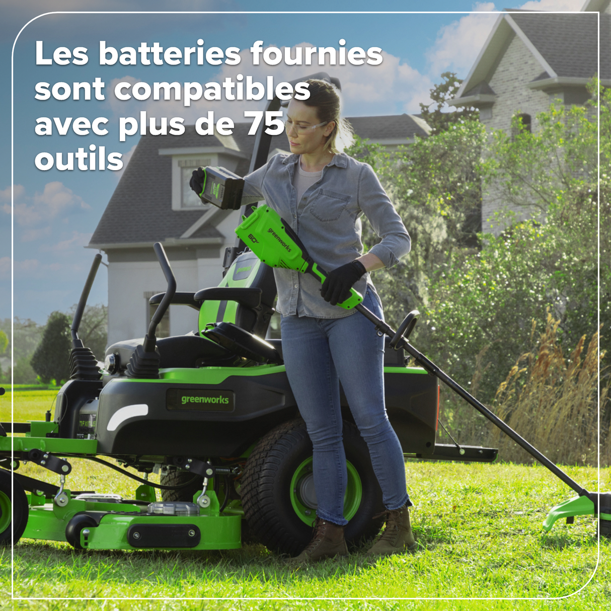 Tondeuse autoportée à rayon de braquage zéro 80 V, 60 pouces Maximus Z, (2) batteries 16,0 Ah, (4) batteries 8,0 Ah et chargeur 1,5 Kw