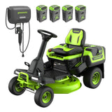 Tracteur autoporté CrossoverT 60 V, 30 pouces, 4 batteries 8 Ah et chargeur 600 W inclus