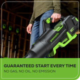 80V 770 CFM 180 MPH Leaf Blower, 4.0Ah Battery and Charger Included