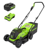 Tondeuse sans balais 24 V, 13 pouces, batterie 4,0 Ah et chargeur inclus