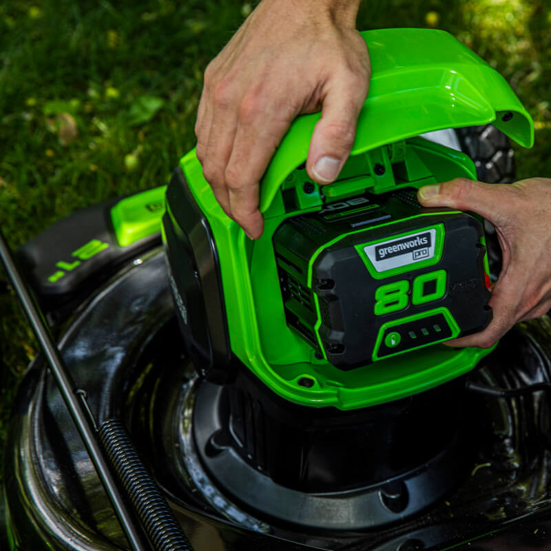 80V 21" Self-Propelled Mower & 80V 16" String Trimmer Combo Kit, 4.0Ah & 2.0Ah Battery and Charger Included