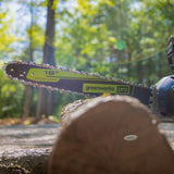 80V 18" Brushless Chainsaw & 80V Brushless Blower Combo Kit, 2.0Ah Battery and Charger Included