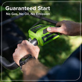 48V (24V x 2) 17" Brushless Mower & Blower & Trimmer Combo Kit, (2) 4.0Ah Batteries and 65W Type-C Charger with (2) 3-FT Cables Included