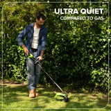 48V (24V x 2) 16" Brushless String Trimmer, (2) 4.0Ah 21700 Batteries and 100W Type-C Charger with (2) 3-FT Cables Included