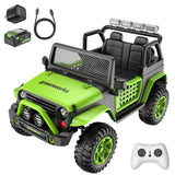 VUS Greenworks de la série Kids Adventure (Aventure pour enfants), batterie 4,0 Ah et chargeur de 30 W inclus