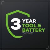 48V (24V x 2) 20" Brushless Push Mower, (2) 4Ah Batteries and Dual Port Charger