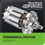 24V Brushless Impact Driver, (2) 1.5Ah Batteries and Charger Included - ID24L1520