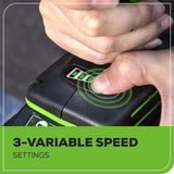 24V Brushless Impact Driver, (2) 1.5Ah Batteries and Charger Included - ID24L1520