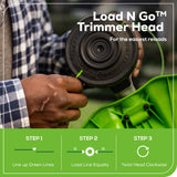 Coupe-herbe sans balais 80 V, 16 pouces, batterie 2,0 Ah et chargeur inclus