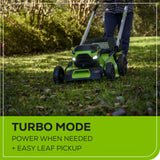 60V 21" Push Lawn Mower, 5.0Ah Battery and Rapid Charger Included