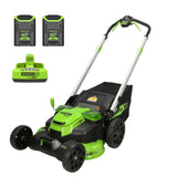 Tondeuse turbo autotractée 60 V, 25 pouces, (2) batteries 4,0 Ah et chargeur double port inclus