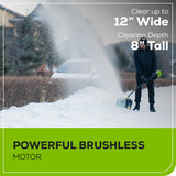 60V 12" Brushless Snow Shovel (Tool Only)