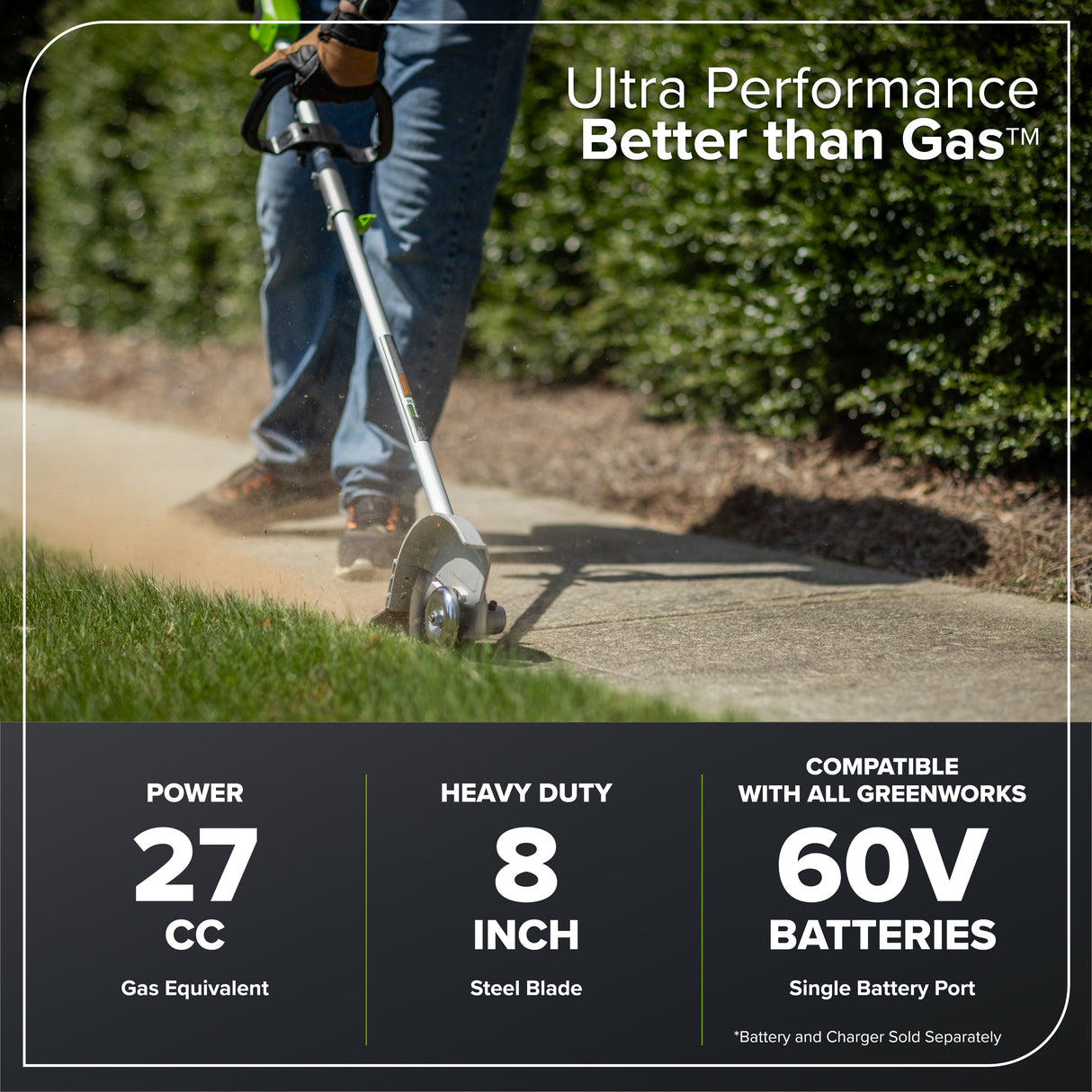 60V Attachment Capable Brushless Edger (Tool Only)