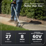 60V Attachment Capable Brushless Edger (Tool Only)