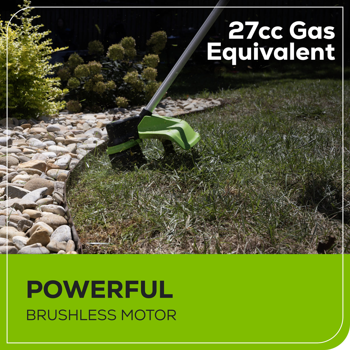 Coupe-herbe à batterie 60 V, 16 pouces, batterie 2,5 Ah et chargeur inclus
