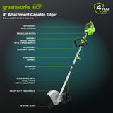 60V Attachment Capable Brushless Edger (Tool Only)