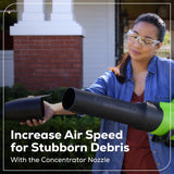 60V 750 CFM 170 MPH Brushless Leaf Blower, 4.0Ah Battery and Charger Included