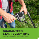 48V (24V x 2) Lawn Mower & String Trimmer & Blower Combo, (2) 4.0Ah Batteries and Dual Port Charger Included