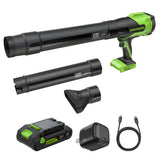 24V  270 CFM - 130 MPH Brushless Blower, 3.0Ah Battery and 30W Type-C Charger with 3-FT Cord Included