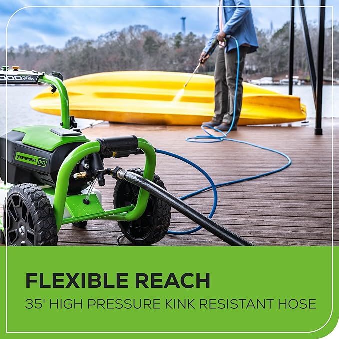 Greenworks 35 FT PVC Pressure Washer Hose