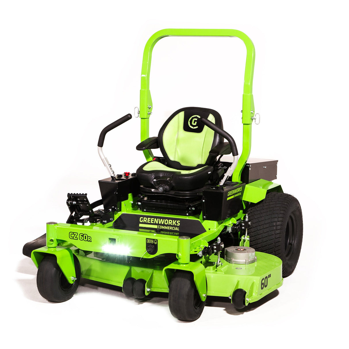 82V  60" 16kWh Commercial Ride-On Zero-Turn Mower