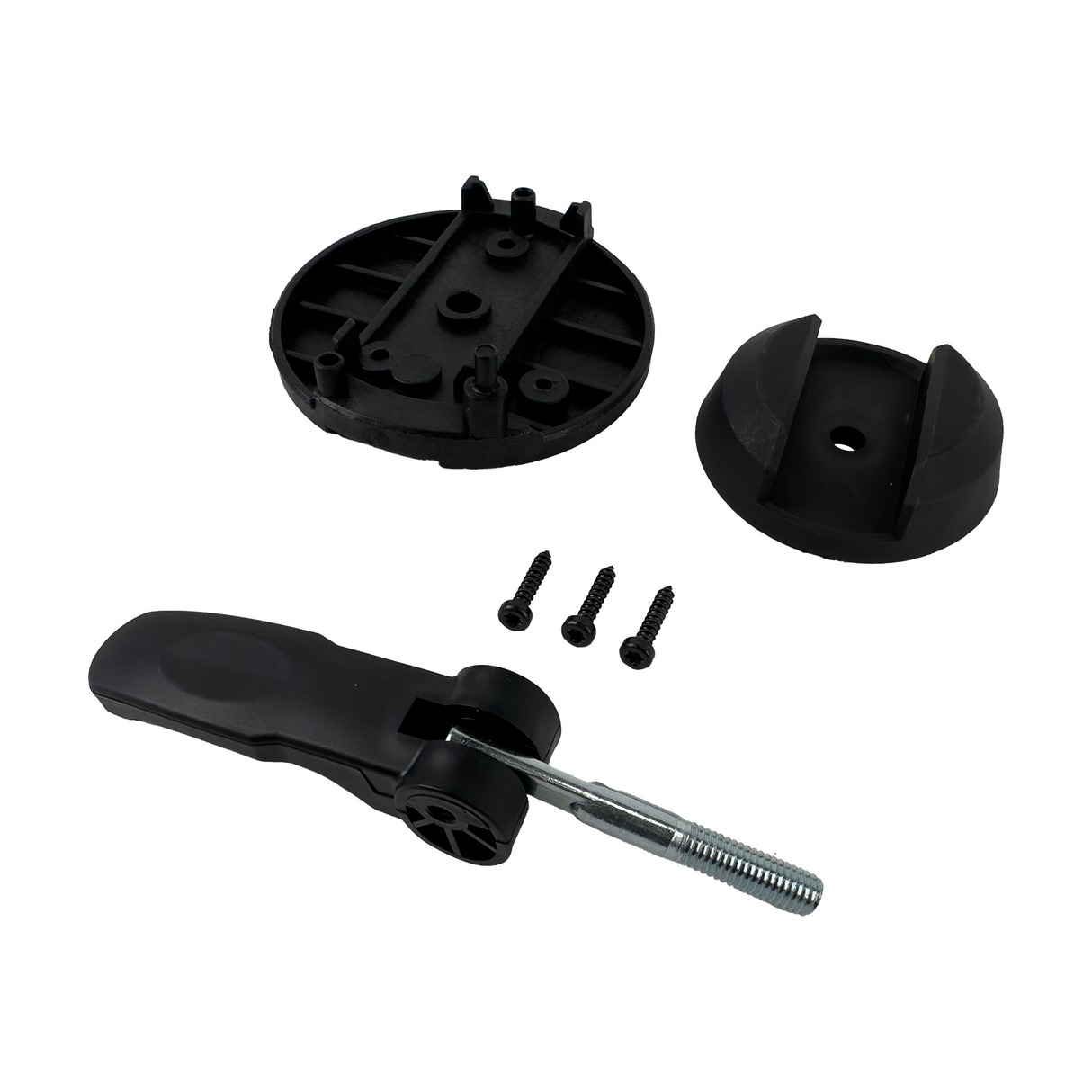 Lower handle quick-release lever (one side)