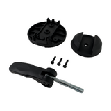 Lower handle quick-release lever (one side)