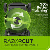 60V 21" Self-Propelled Lawn Mower, 5.0 Ah Battery and Charger Included
