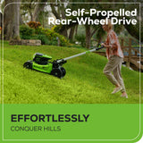 60V 21" Cordless Battery Self-Propelled Lawn Mower, (2) 4.0Ah Batteries & Dual Port Charger Included