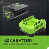 80V 770 CFM 180 MPH Leaf Blower, 4.0Ah Battery and Charger Included