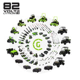 82V  60" 16kWh Commercial Ride-On Zero-Turn Mower