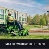 82V  60" 16kWh Commercial Ride-On Zero-Turn Mower