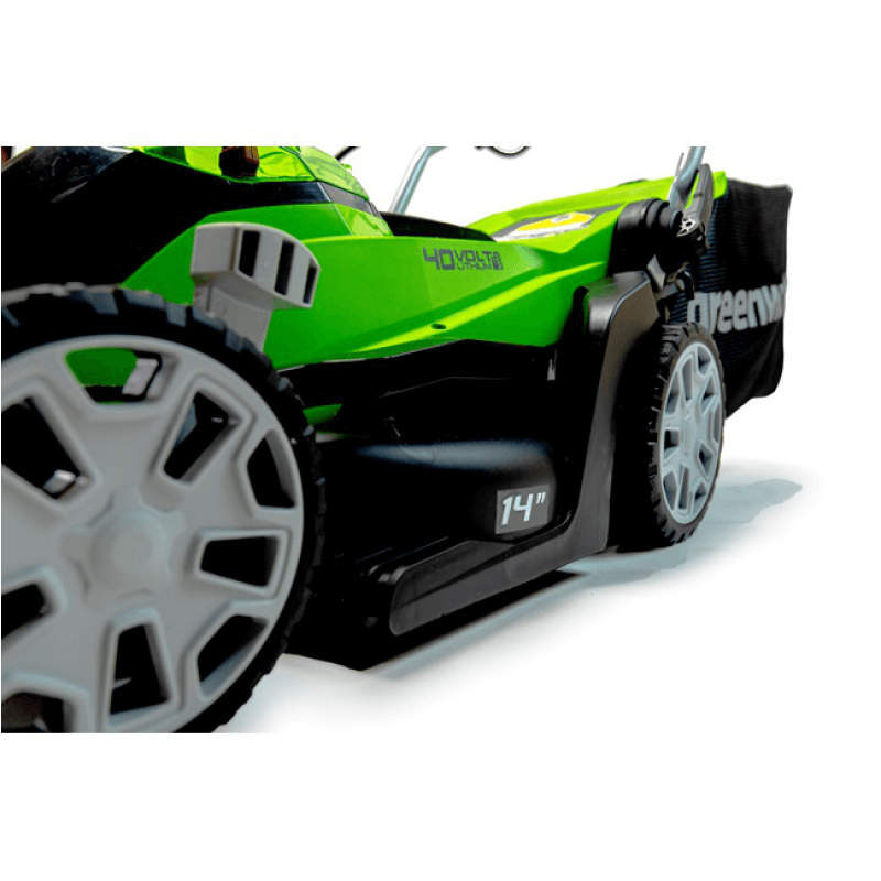 40V 14" Mower & 12" String Trimmer Combo Kit, 4.0Ah Battery and Charger Included