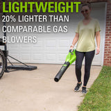 40V 125 MPH - 450 CFM Leaf Blower, 2.5Ah Battery and Charger Included