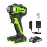 Clé à chocs 24 V 3/8 pouce, batterie 2,0 Ah et chargeur inclus