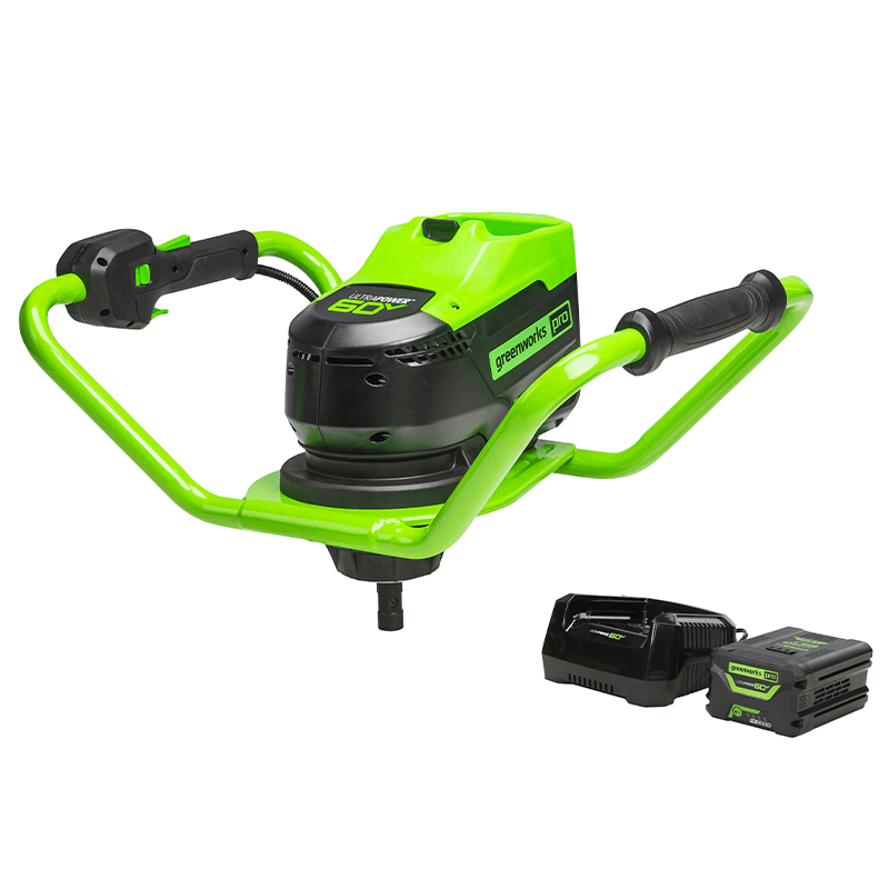 Tarière sans fil Greenworks Pro 60 V, 8 pouces, batterie 4.0Ah et chargeur inclus