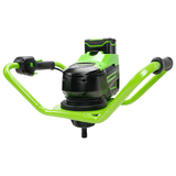 80V Earth Auger Powerhead with Auger Bit, 18” Extender, 4.0Ah Battery and Charger Included