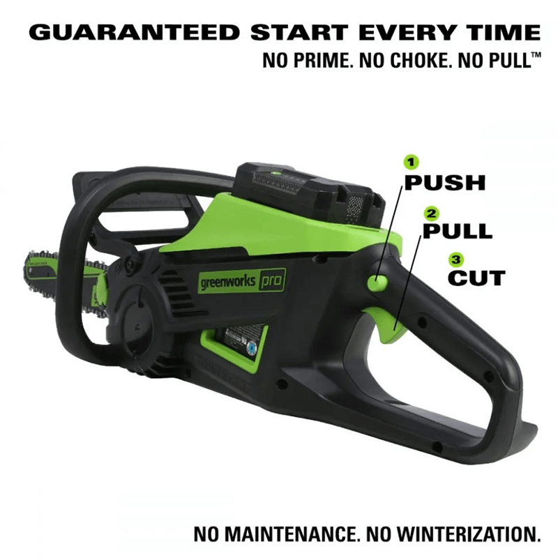 60V 18" Chainsaw, 4.0Ah  Battery and Charger Included