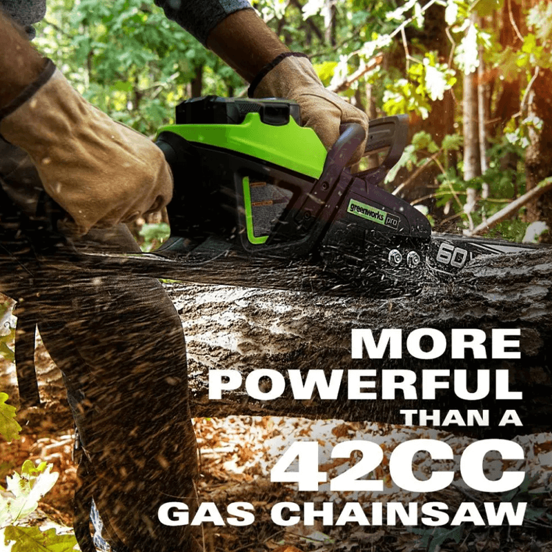 60V 18" Chainsaw, 4.0Ah  Battery and Charger Included