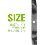 18" Replacement Lawn Mower Blade for 25012