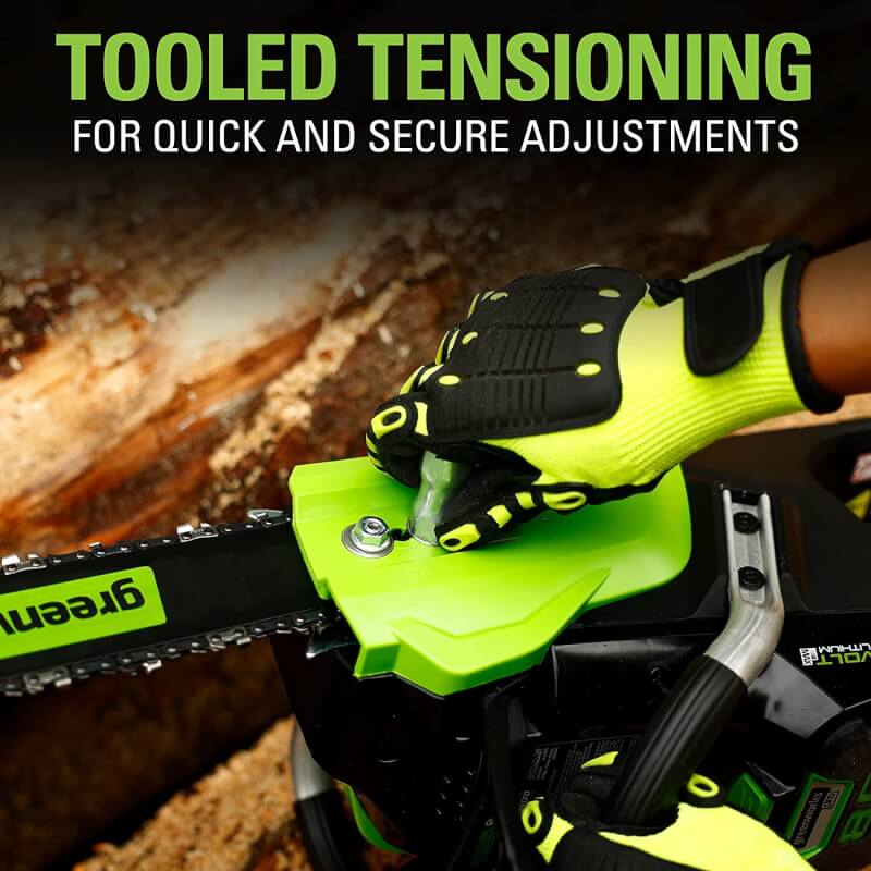 80V 18" Brushless Chainsaw, 2.0Ah Battery and Charger Included