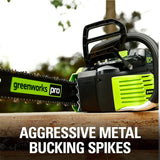 80V 18" Brushless Chainsaw, 2.0Ah Battery and Charger Included